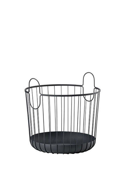 Inu Black Metal Tabletop Wire Basket