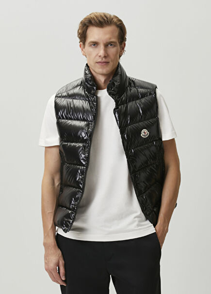 Black Puff Vest
