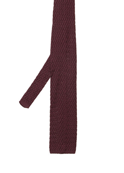 Bordo İpek Kravat