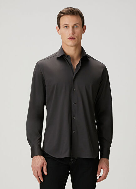 Koyu Kahverengi Gömlek