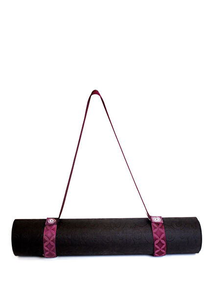 ST-06185 Health Fitness Strap Wine Deluxe Mat 