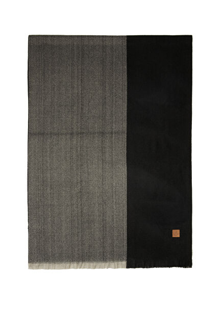 Black Grey Women's Scarf