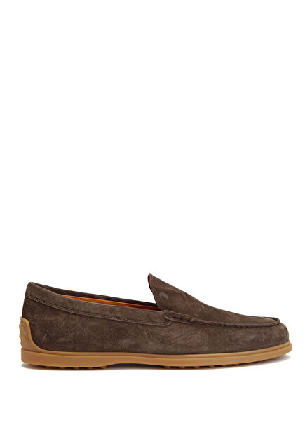 Kahverengi Erkek Süet Loafer