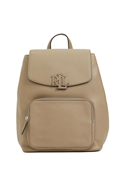 Rucksack Medium Mink Women's Leather Backpack