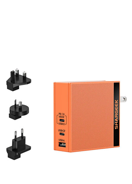 S140 PD3.1 Orange GaN Hızlı Şarj Cihazı 140 W