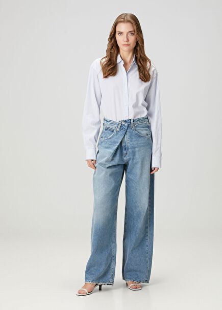 Valve Fold Blue Jeans