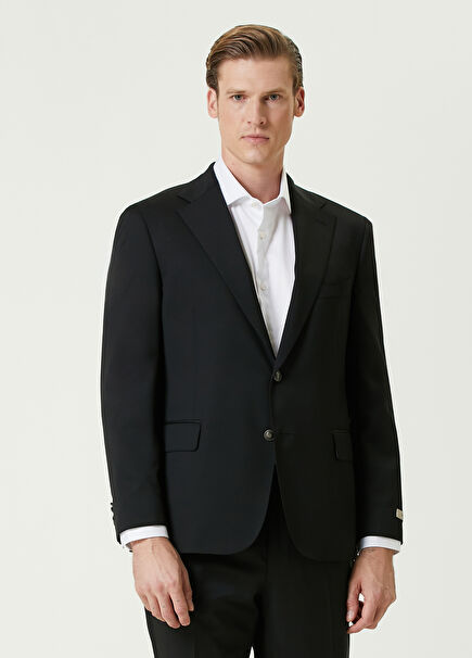 Black Wool Blazer