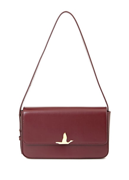 Milan Burgundy Womens Leather Bag