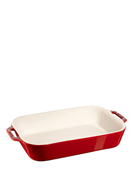 Red Ceramic Baking Dish 34 cm