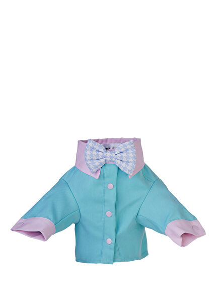 Candy Turkuaz Kedi Gömleği