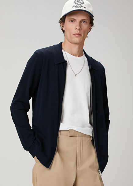 Lacivert Triko Gömlek