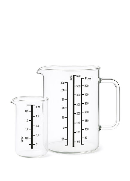 Glass 2-Piece Measuring Cup Set
