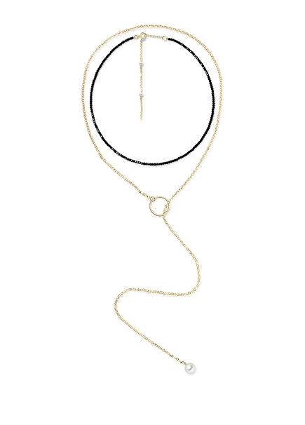 Twique Altın Kaplama Kadın Kolye Seti