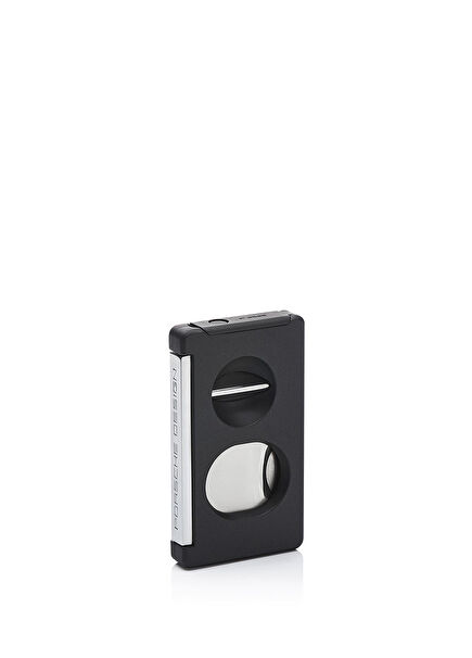 P362601 Black Double Hole Punch Cigar Cutter