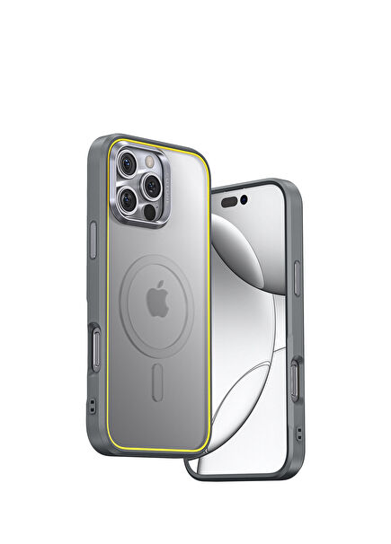 The Future iPhone 16 Pro Max Magsafe Uyumlu Natural Titanium Telefon Kılıfı