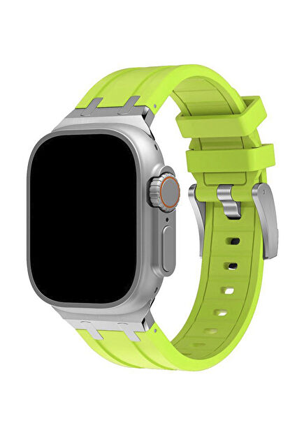 Apple Watch Ultra Uyumlu Royal Loop Rubber Kordon