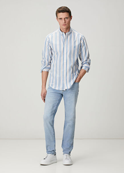 Slim Fit Buz Jean Pantolon