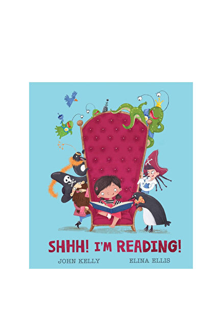 Shhh! I'm Reading! Children's Foreign Language Book