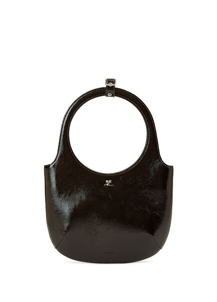 Holy Naplack Dark Brown Women's Leather Bag