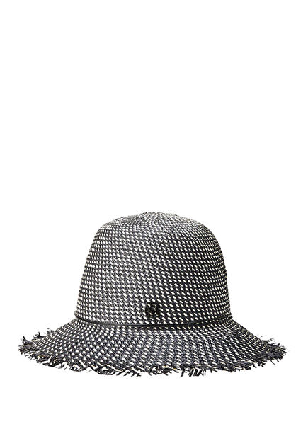 Candice Positive Negative Black Women's Linen Hat
