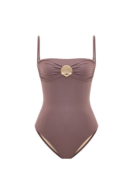 Varelle Mocha Mousse Strapless Women's Swimsuit