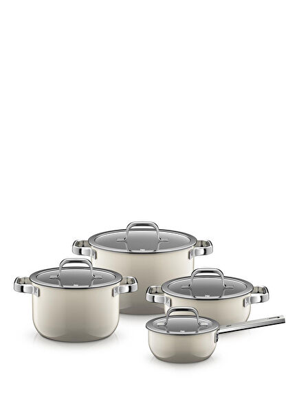 WMF Fusiontec Macadamia Beige Fusiontec 4-Piece Cookware Set