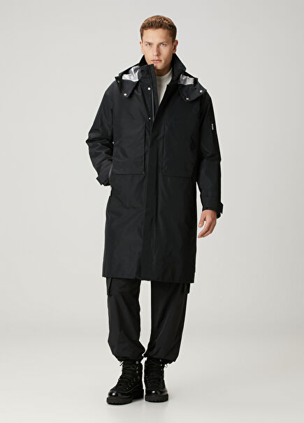 Black Hooded Parka