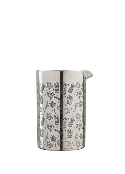 Double Wall Tiki Steel Cocktail Mixing Bowl