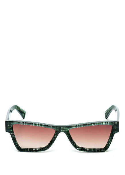 Canzone Col.4 Transparan Yeşil Asetat Unisex Güneş Gözlüğü