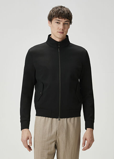 Harrington Siyah Ceket