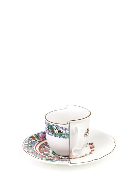 Hybrid Tamara Colored Porcelain Coffee Cup and Saucer