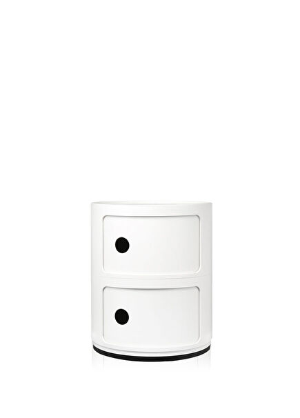 Componibili 2 Çekmeceli Beyaz Modül