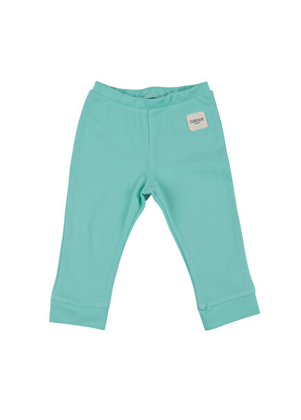 Mint Yeşili Basic Unisex Bebek Pantolon 