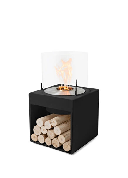 Pop 8 L Black Fireplace