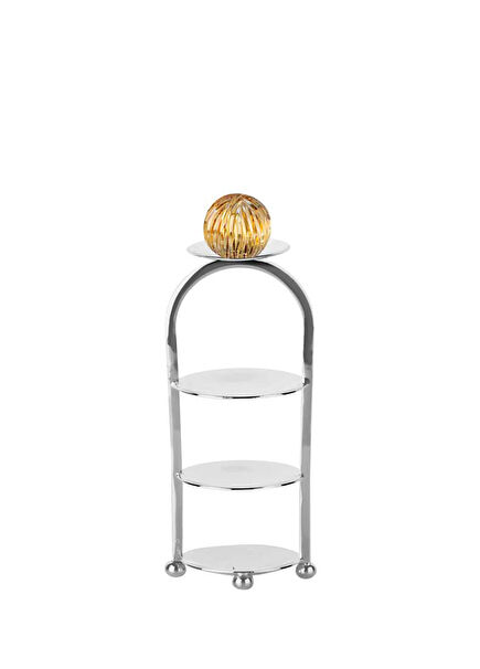 Bubble Silver Plated Stand