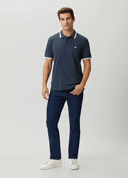Slim Fit Saks Jean Pantolon