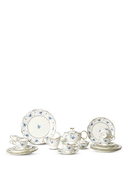 Tiffany Blue Bone China 24 Piece Tea Set