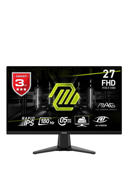 MAG 275F 27" FHD FLAT RAPID IPS 180 Hz 0.5 Ms GTG Adaptive-Sync Gaming Monitör