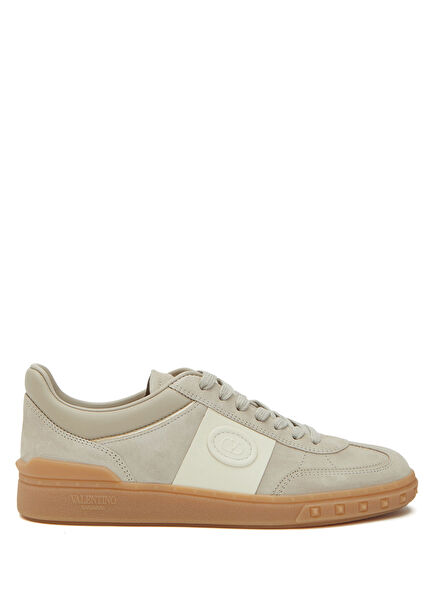 Bej Kadın Deri Sneaker