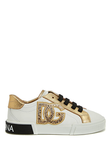 Çok Renkli Kız Çocuk Deri Sneaker