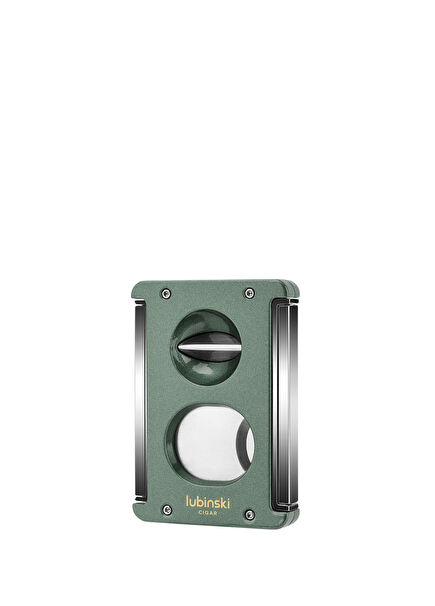 Premium Green Laser Knife Double Cutter 60 Cigar Cutter with Ring Stand-Piercing Piercing 