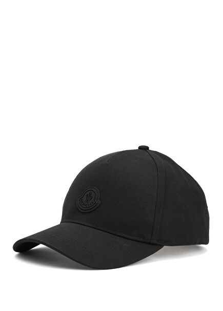 Black Logo Detailed Women's Cap