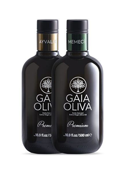 Ödüllü Premium Ayvalık ve Memecik Erken Hasat Naturel Sızma Zeytinyağı 500 ml
