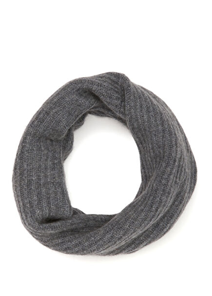 Grey Women's Cashmere Neck Collar
