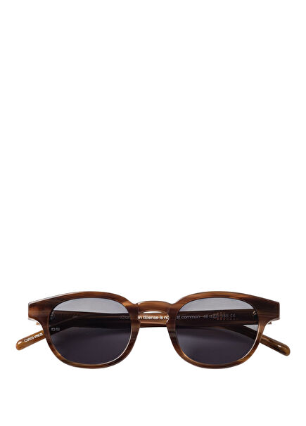 Brown Acetate Unisex Sunglasses