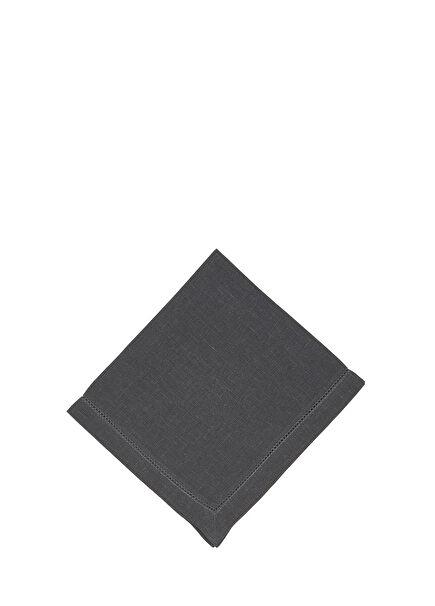 Anthracite 2-Piece Linen Napkin Set