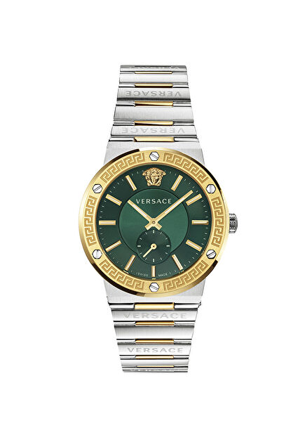 VRSCVEVI00420 Gold Color Metallic Grey Unisex Wristwatch