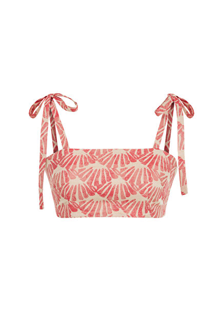 Palermo Cream / Red Women's Bustier