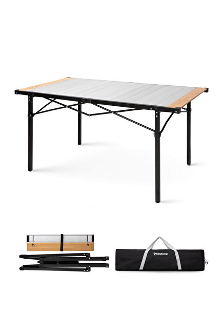 Granite Pro Alüminyum Bambu XL Katlanır Kamp Masası