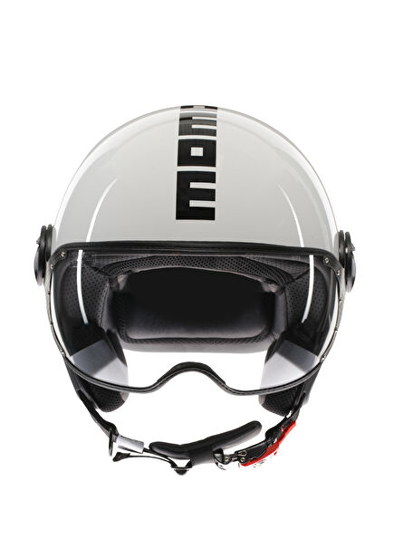 Fgtr Classic Mono White Open Motorcycle Helmet